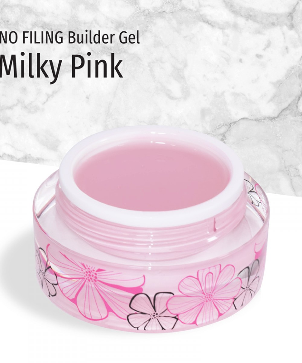 J.K No Filing Builder Gel Milky Pink 15ml *