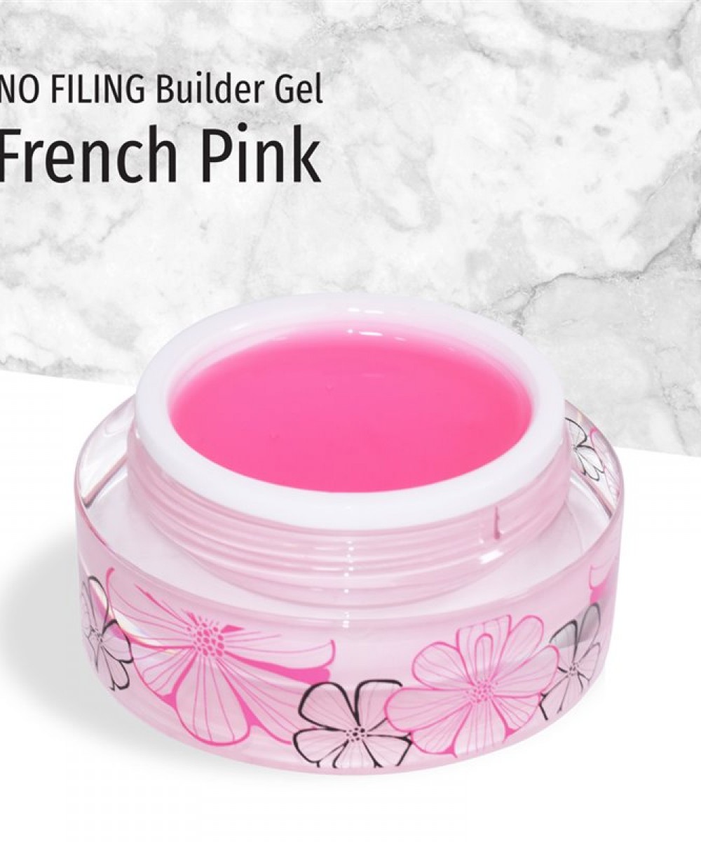 J.K No Filing Builder Gel French Pink 15ml **