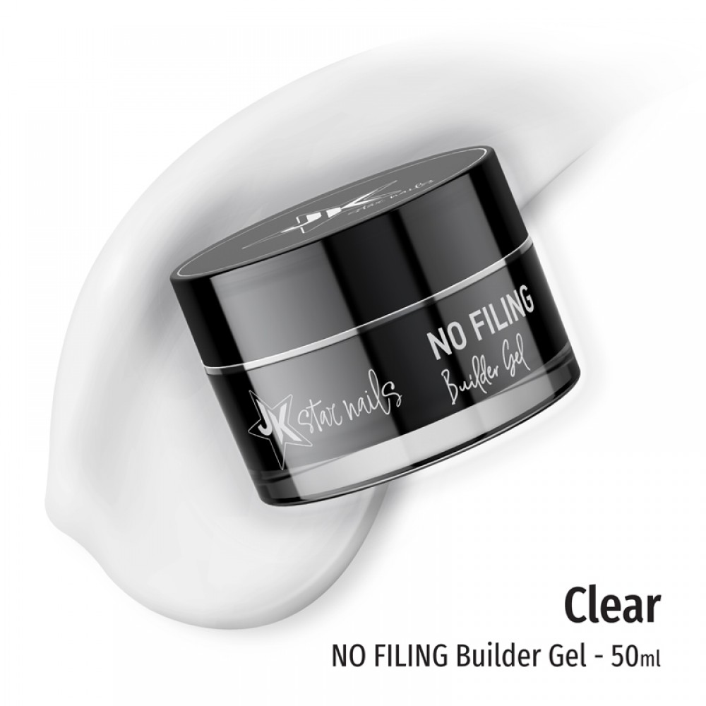J.K No Filing Builder Gel Clear 50ml J.K No Filing Builder Gel Clear 50ml