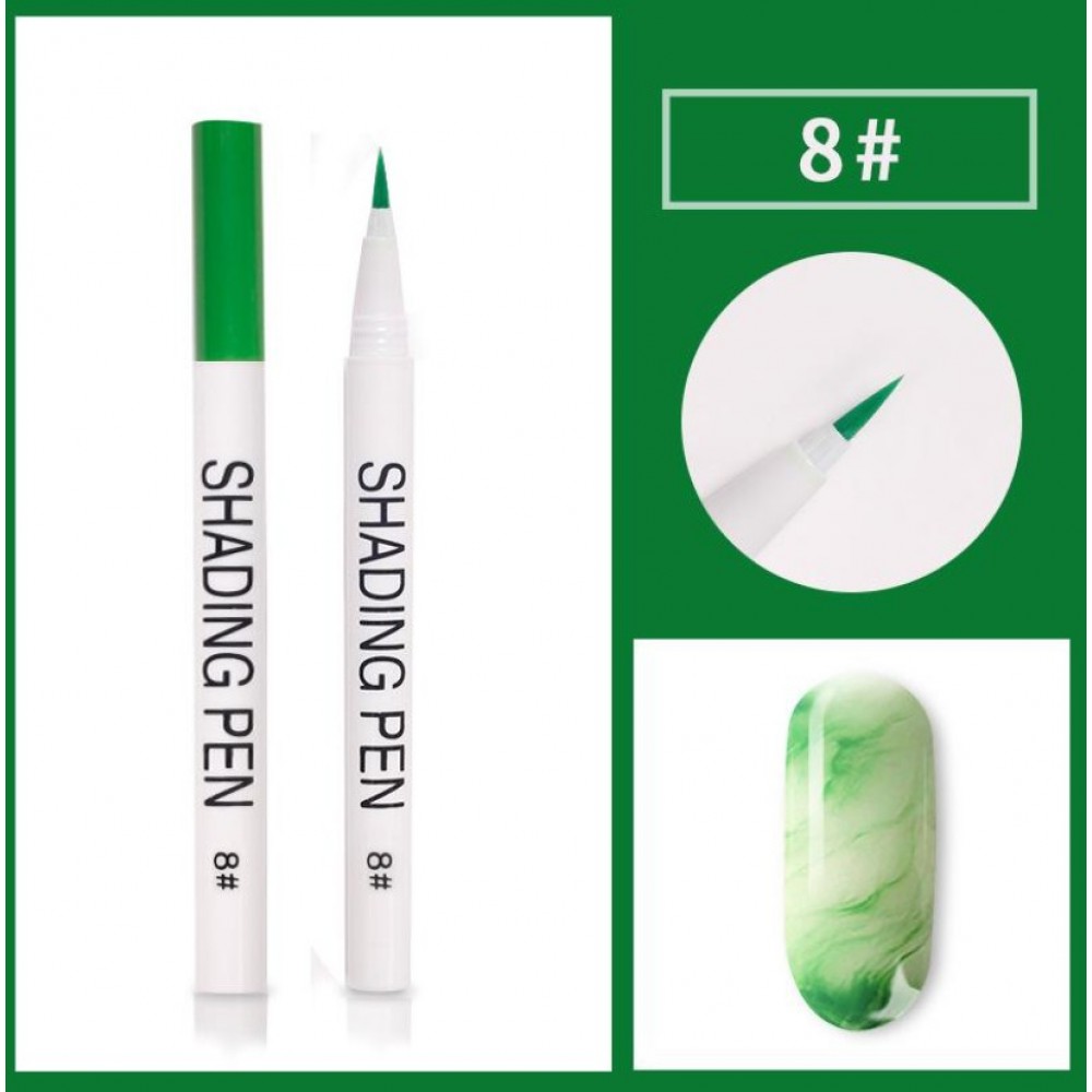 Nail Art Blossom Pen #8 Green
