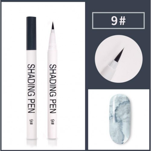 Nail Art Blossom Pen #9 Dark Grey