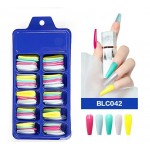 Χρωματιστά Tips Νυχιών Coffin (Ballerina) 100Pcs BLC042 Χρωματιστά Tips Νυχιών Coffin (Ballerina) 100Pcs BLC042