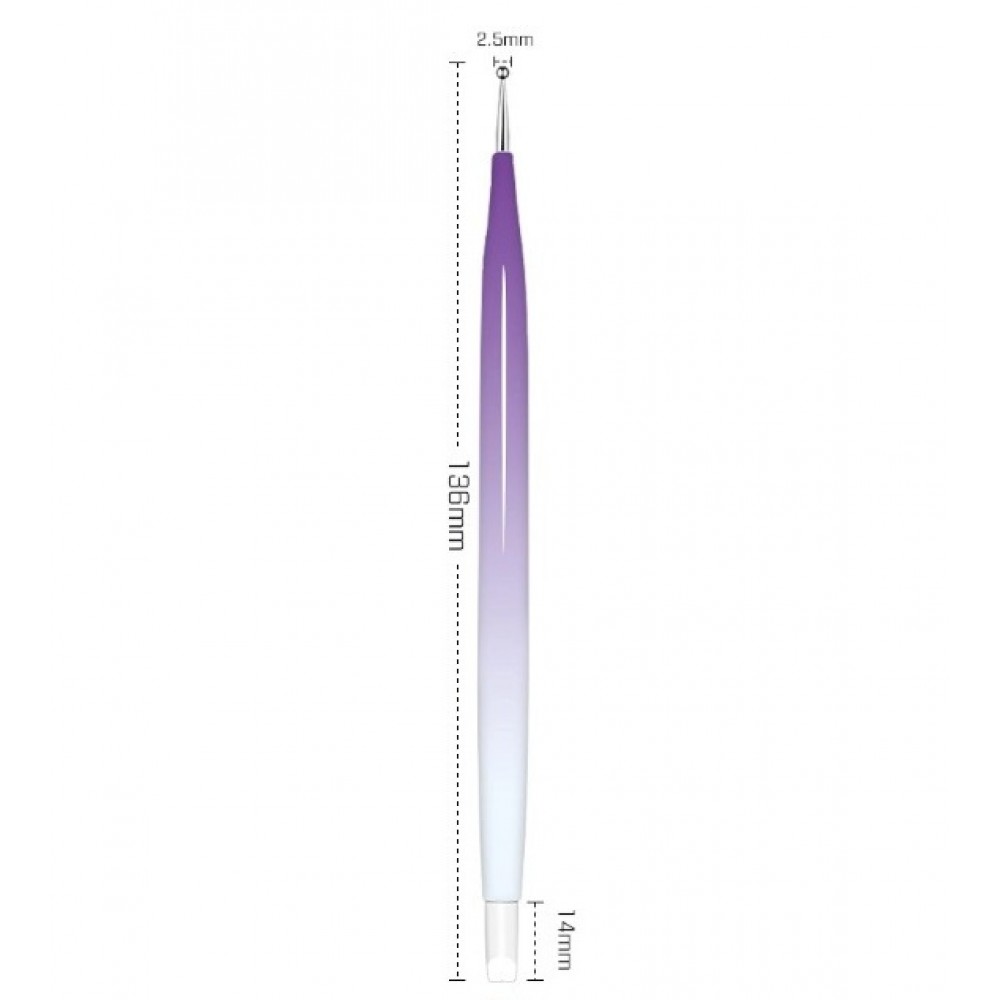 Dotting Tool 2 Σημείων #5 Μωβ Dotting Tool 2 Σημείων #5 Μωβ