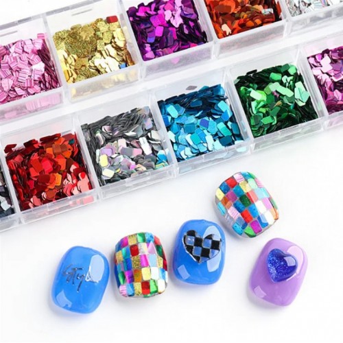 Διακοσμητικά Νυχιών Sequins Square