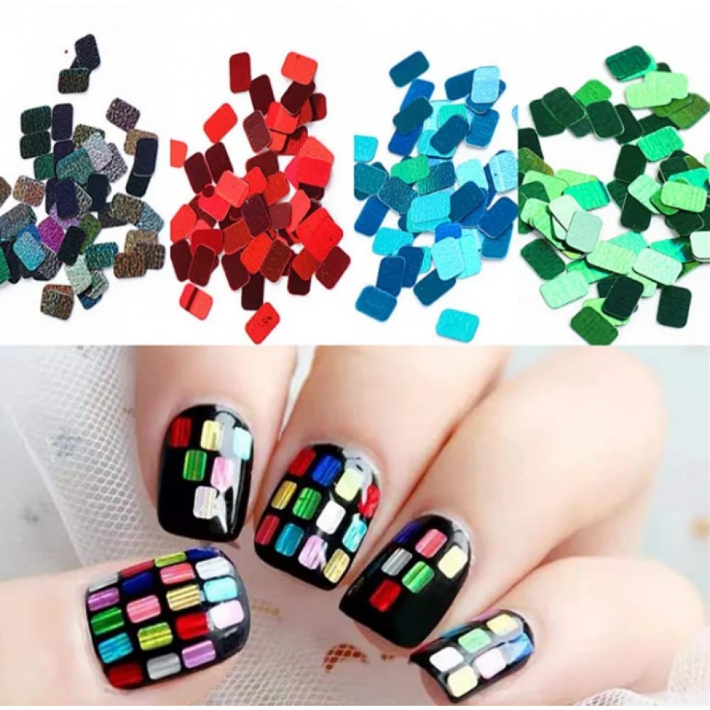 Διακοσμητικά Νυχιών Sequins Square Διακοσμητικά Νυχιών Sequins Square