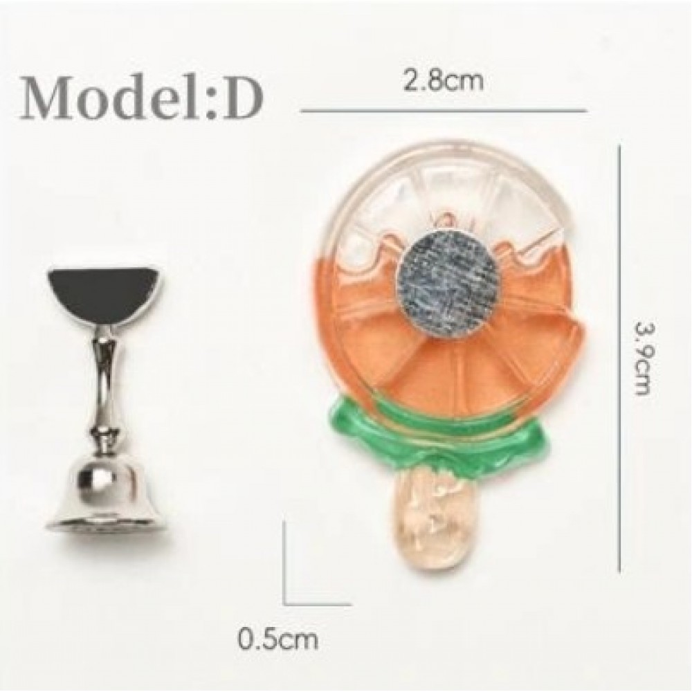 Nail Tip Holder Orange Popsicle