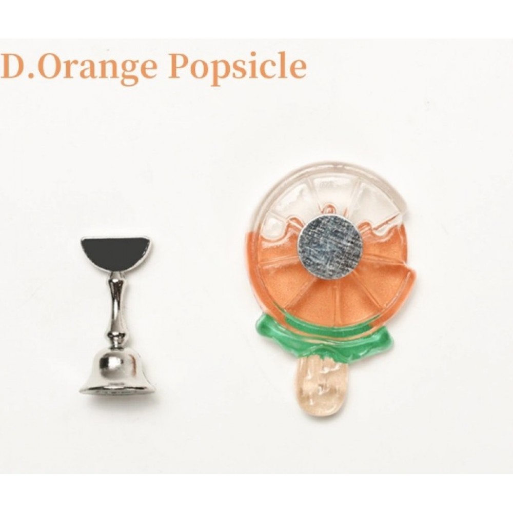 Nail Tip Holder Orange Popsicle