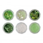 Σετ 6 Glitter Νυχιών No11 T4 Σετ 6 Glitter Νυχιών No11 T4