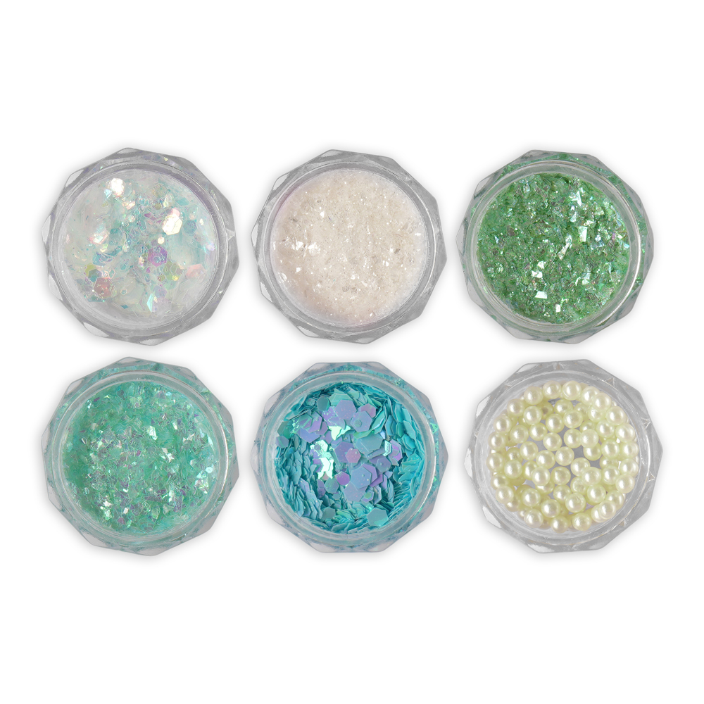 Σετ 6 Glitter Νυχιών No12 T3