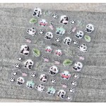 Αυτοκόλλητα Νυχιών Cute Panda MO-27c