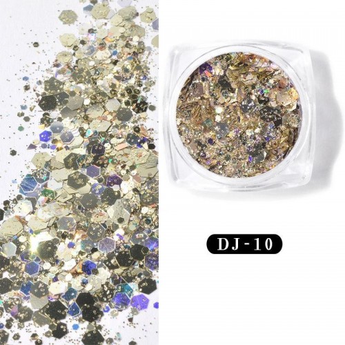 Glitter Νυχιών DJ10