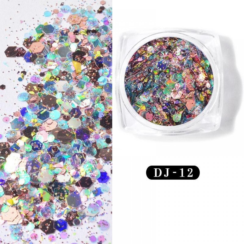 Glitter Νυχιών DJ12