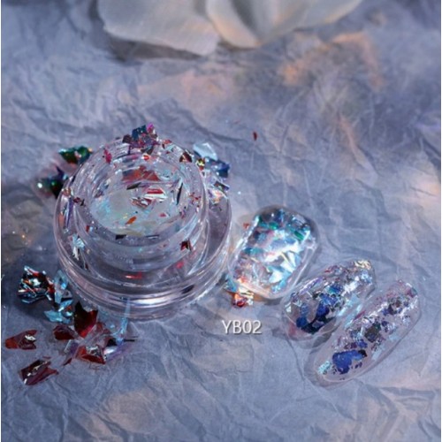 Διακοσμητικά Flakes Νυχιών Moonlight  YB02