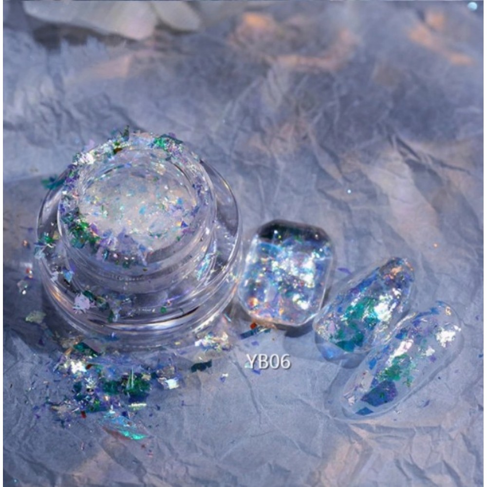 Διακοσμητικά Flakes Νυχιών Moonlight  YB06