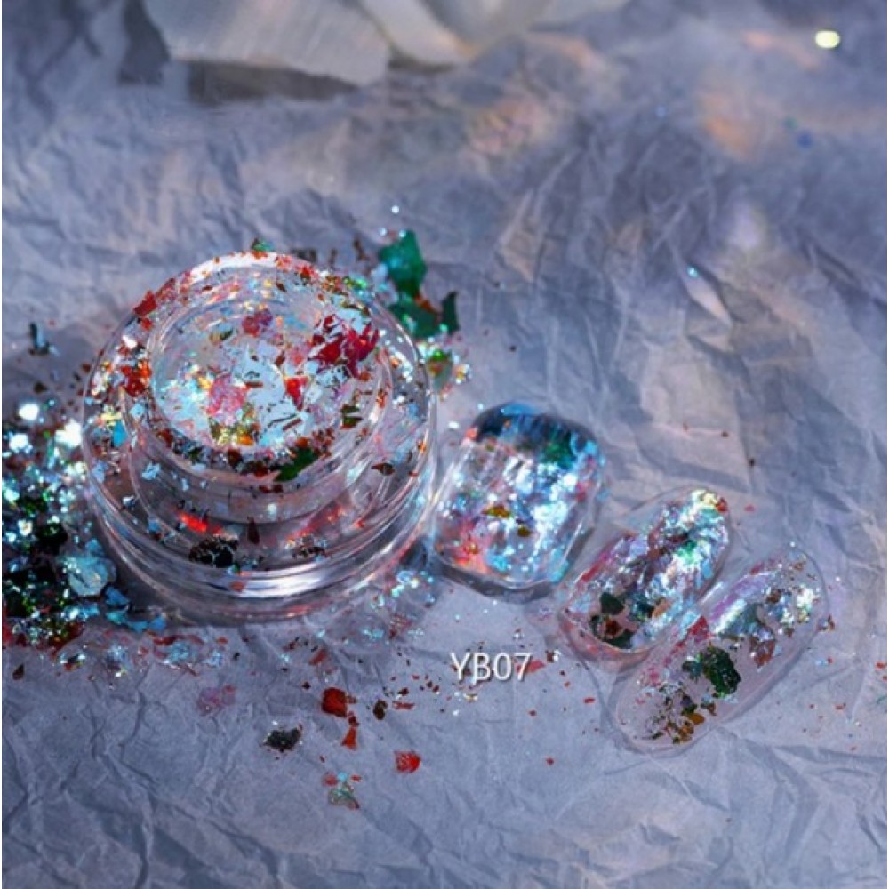 Διακοσμητικά Flakes Νυχιών Moonlight  YB07