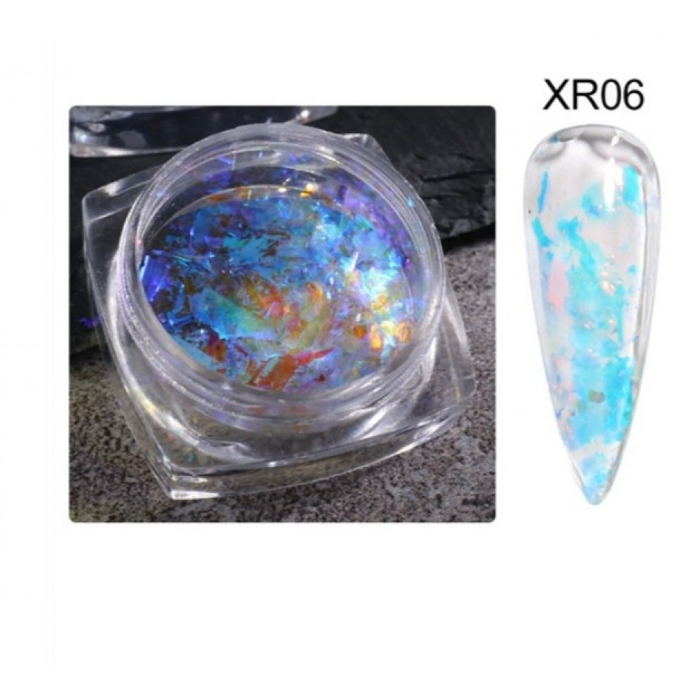 Διακοσμητικά Flakes Νυχιών Aurora  XR06