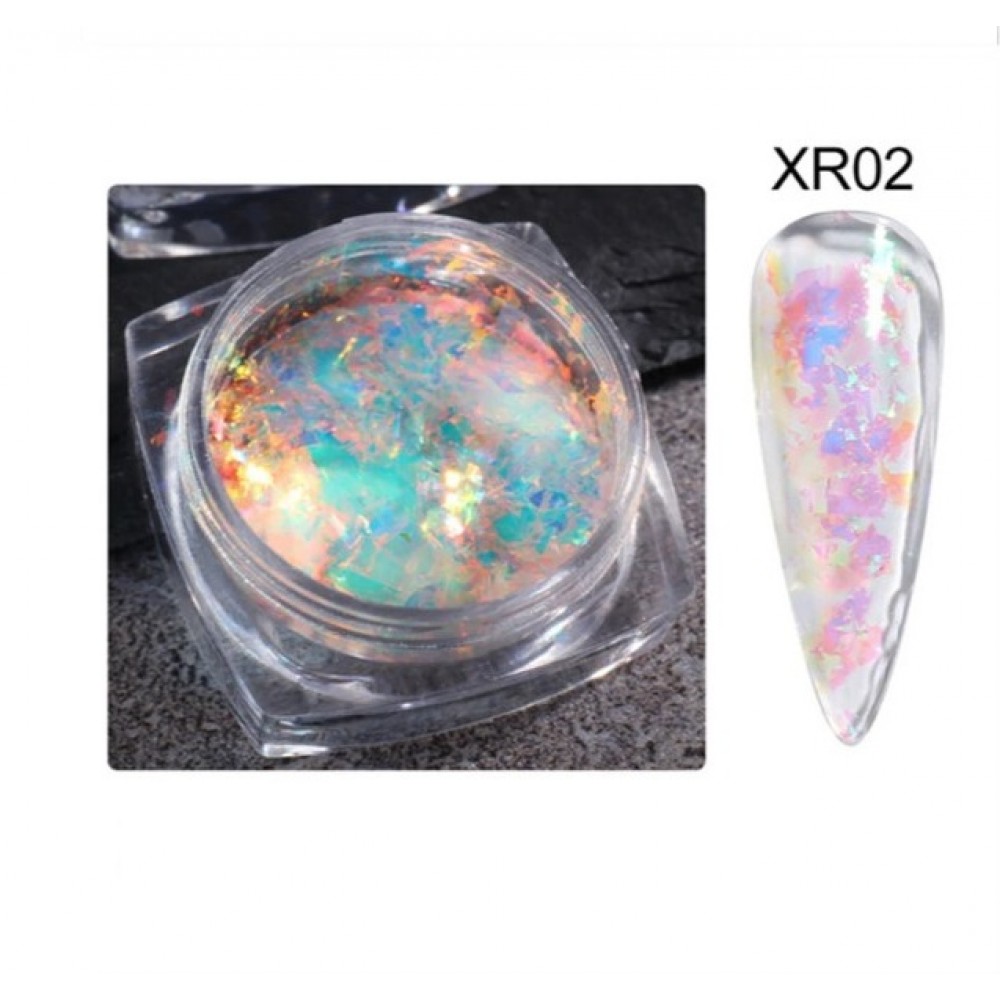 Διακοσμητικά Flakes Νυχιών Aurora  XR02