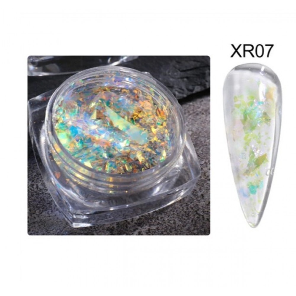 Διακοσμητικά Flakes Νυχιών Aurora  XR07