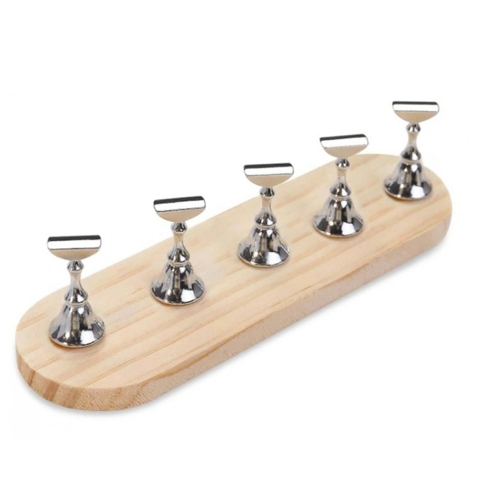 Tip Display Wooden Oval Silver D Tip Display Wooden Oval Silver D