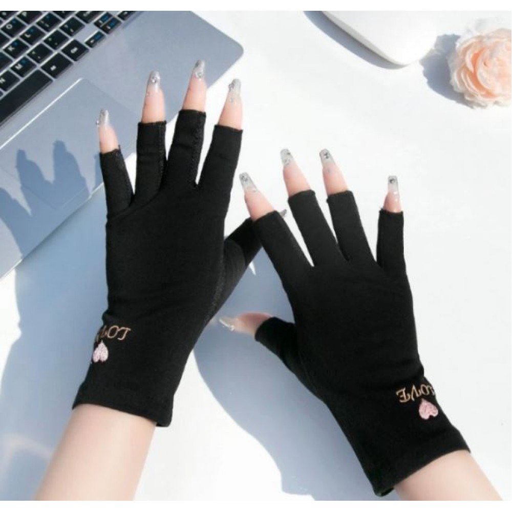 Γάντια Προστασίας UV Love Black