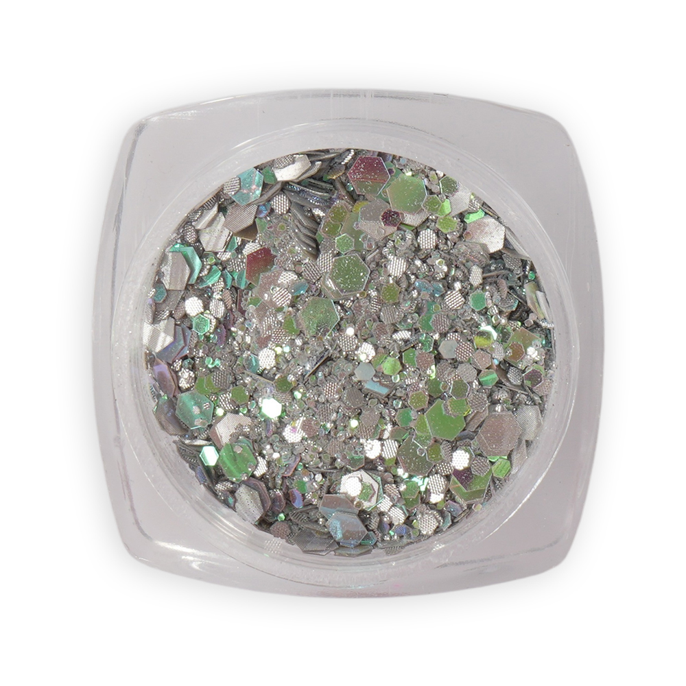 Glitter Νυχιών Με Παγιέτα Reflective Green