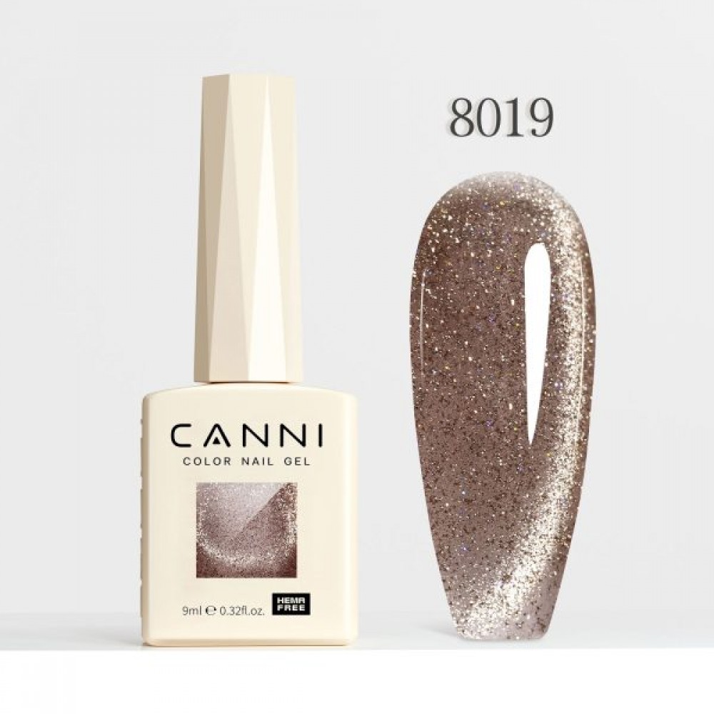 Canni Ημιμόνιμο Βερνίκι Νυχιών  Iridescent Dream 8019, 9ml  Hema Free