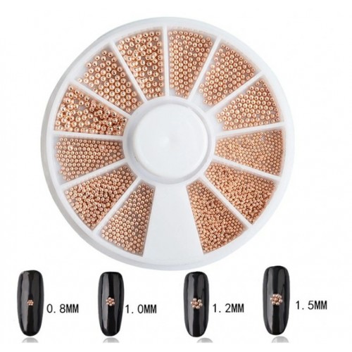 Διακοσμητικά Νυχιών Χαβιάρι Rose Gold