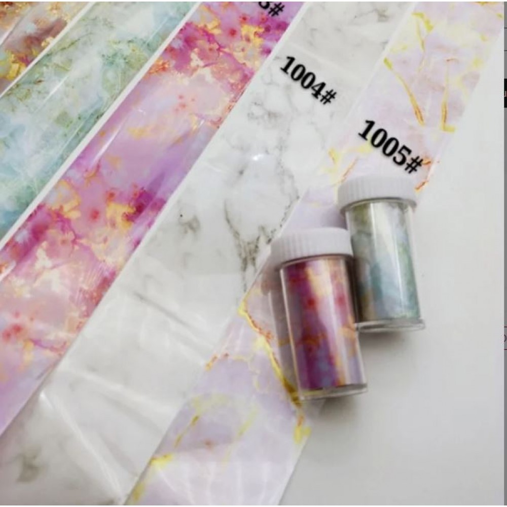 Nail Foil Halo Marbled 1005