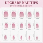 French Soft Gell Tips 02 135Pcs French Soft Gell Tips 02 135Pcs