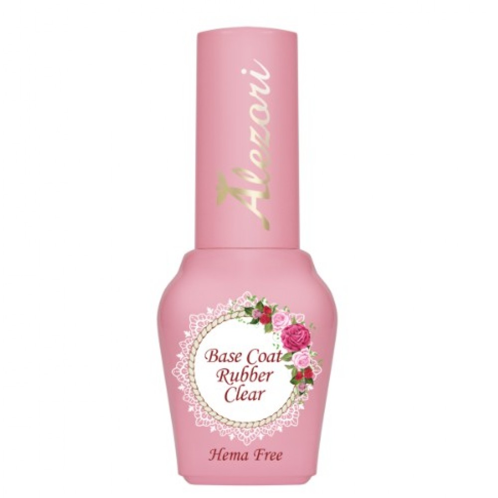 Alezori Rubber Base Coat Clear ( Hema Free ), 15ml