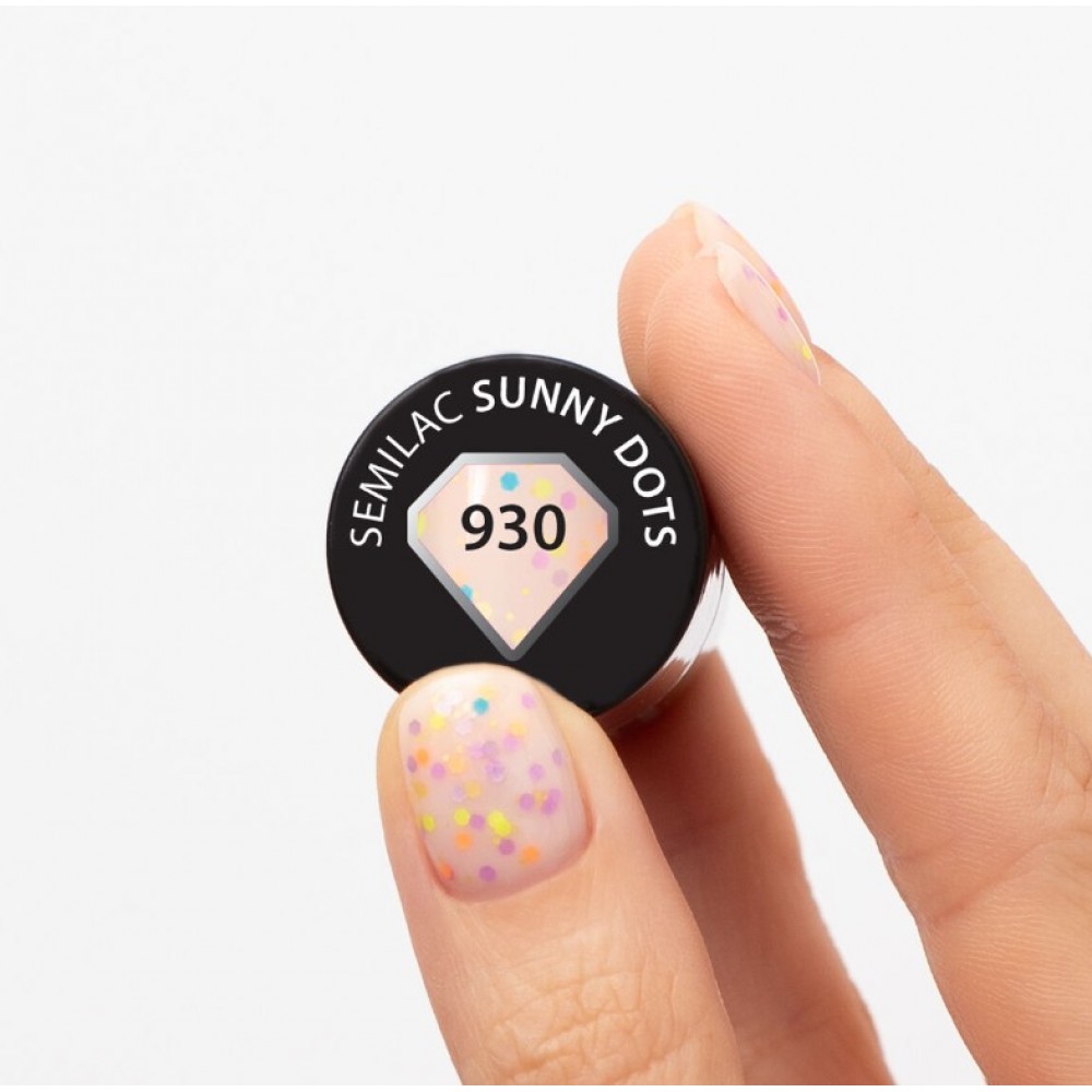 Semilac Ημιμόνιμο Βερνίκι Νυχιών 930 Sunny Dots 7ml