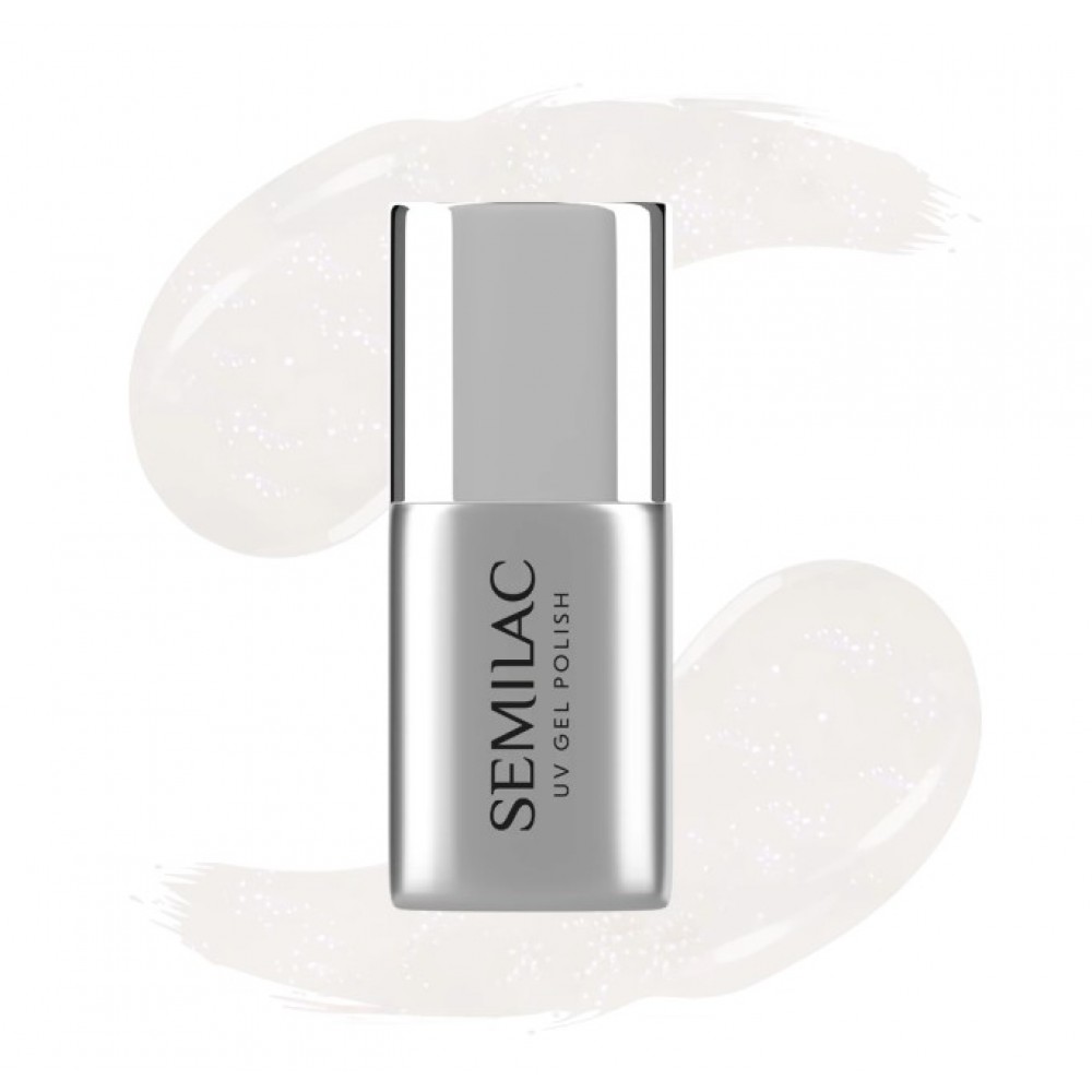 Semilac Ημιμόνιμο Βερνίκι Νυχιών Top No Wipe T32 Milky Dust 7ml