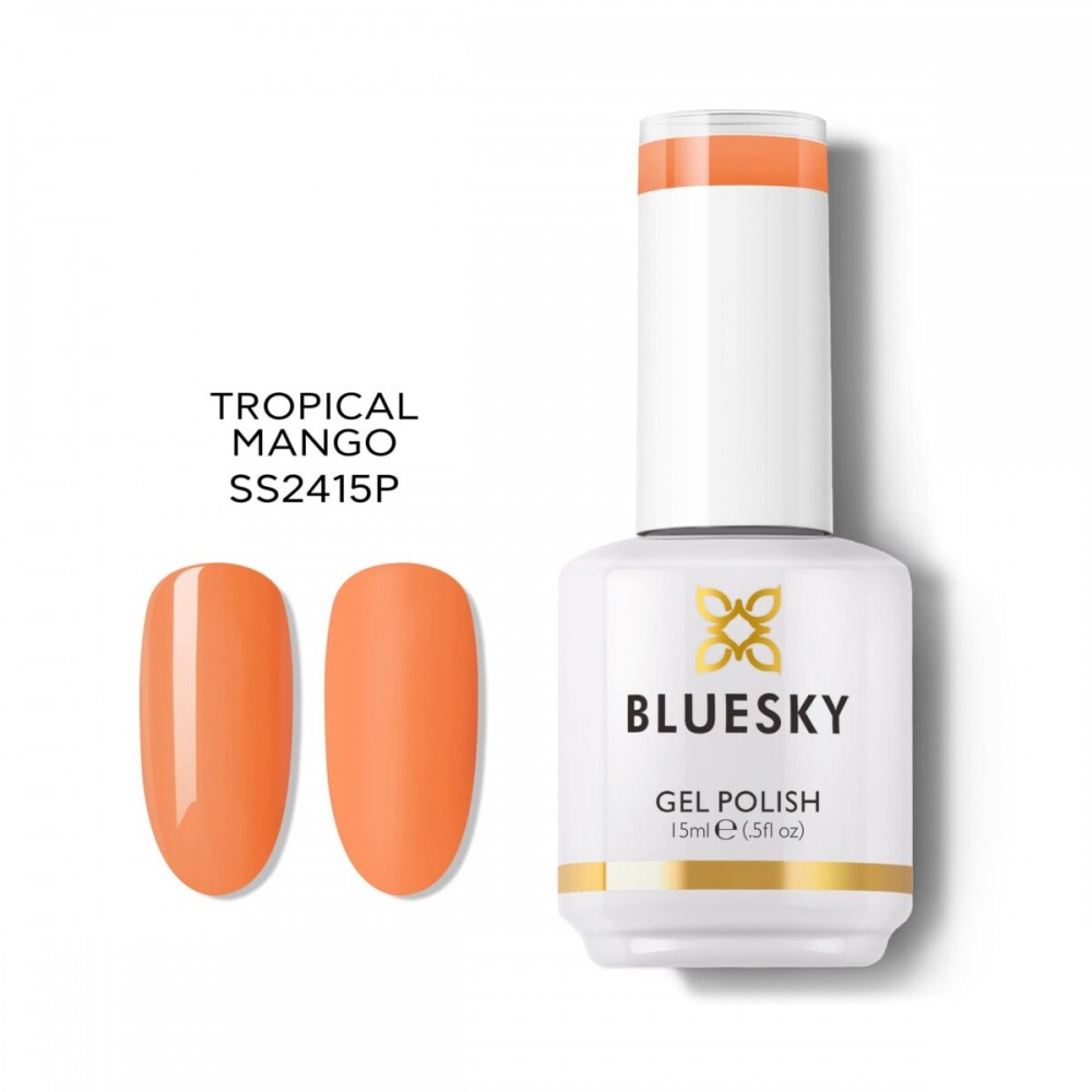 Bluesky Ημιμόνιμο Βερνίκι Νυχιών Tropical Mango SS2415, 15 ml