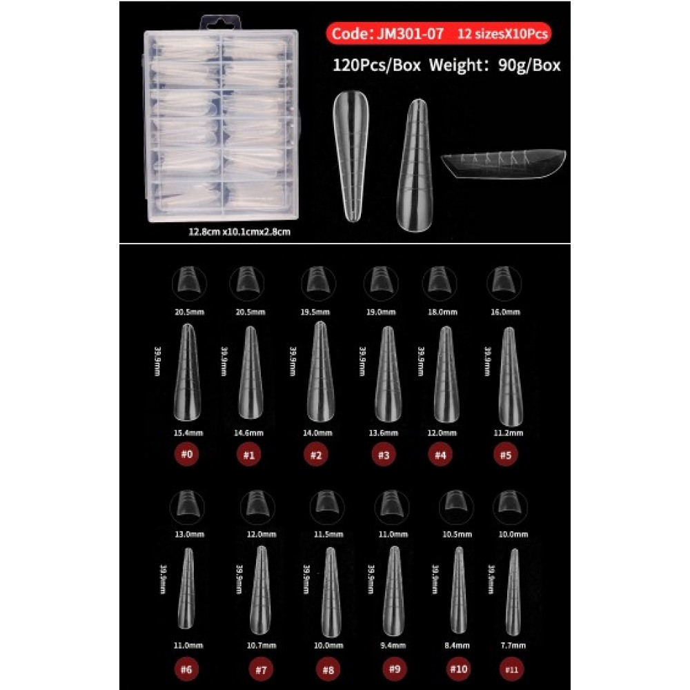 Dual Forms Almond JM301-07 120Pcs