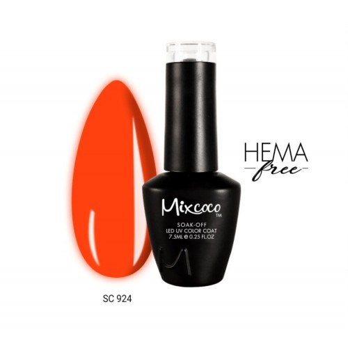 Mixcoco Ημιμόνιμο Βερνίκι Νυχιών SC 924 7.5ml Hema Free