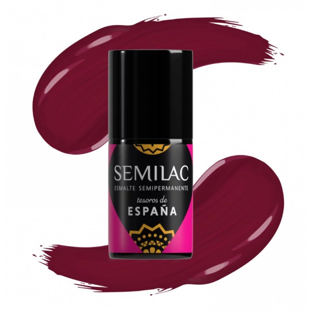 Semilac Ημιμόνιμο Βερνίκι Νυχιών 478 Vino Tinto, 7ml