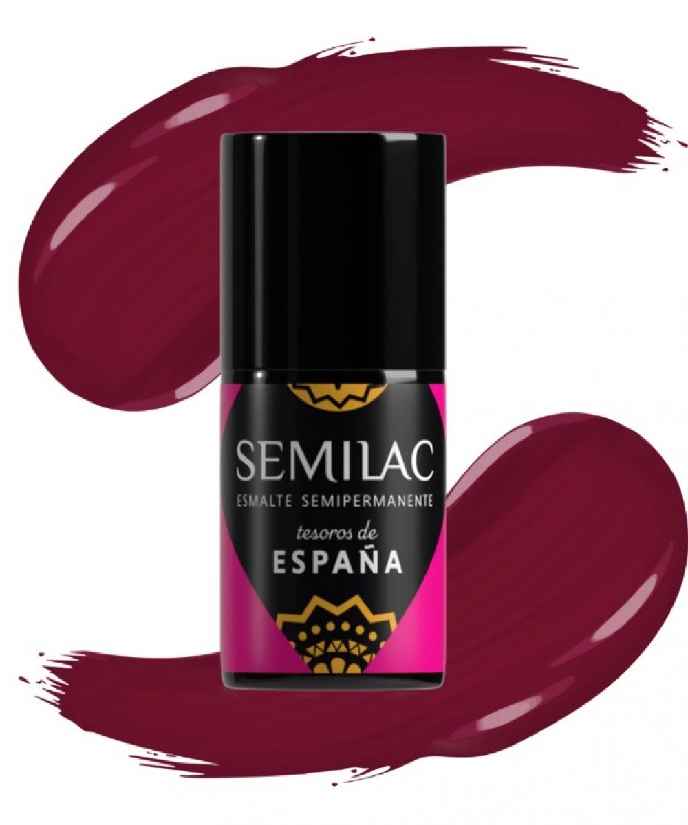 Semilac Ημιμόνιμο Βερνίκι Νυχιών 478 Vino Tinto, 7ml