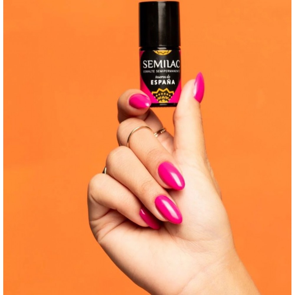 Semilac Ημιμόνιμο Βερνίκι Νυχιών 479 Pasión Fucsia, 7ml