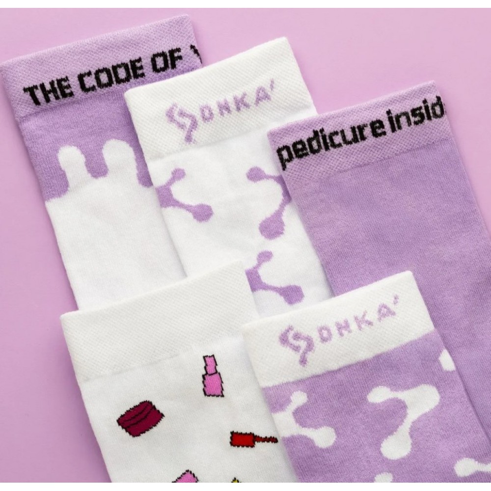 Dnka Κάλτσες Pedicure Ιnside 36-40