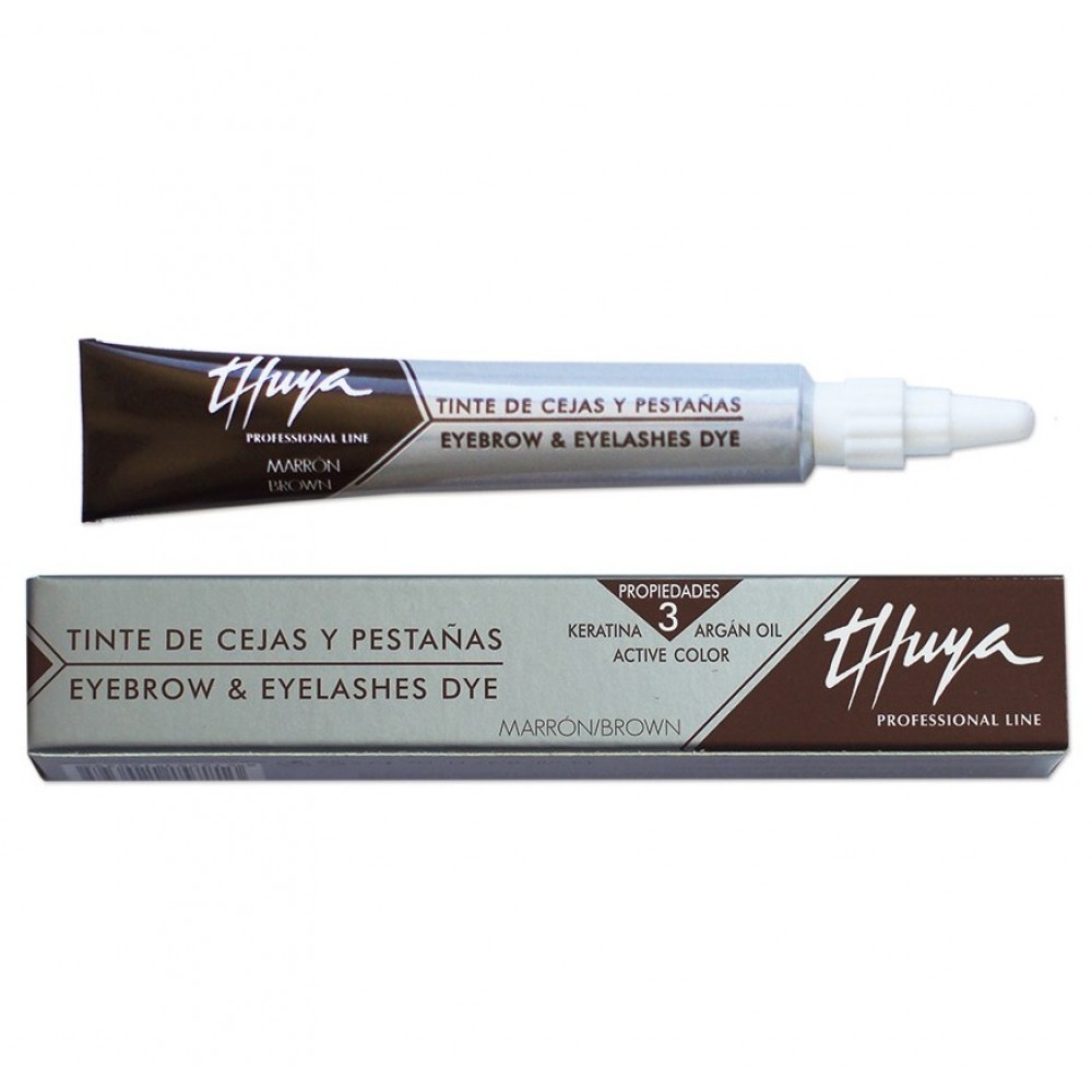 Thuya Βαφή Φρυδιών & Βλεφαρίδων Brown 14ml