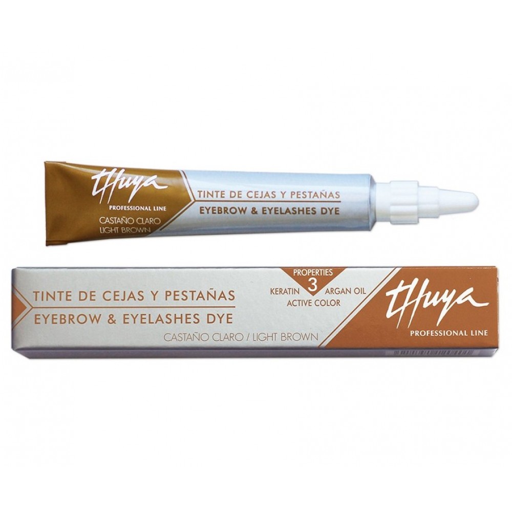 Thuya Βαφή Φρυδιών & Βλεφαρίδων Light Brown 14ml