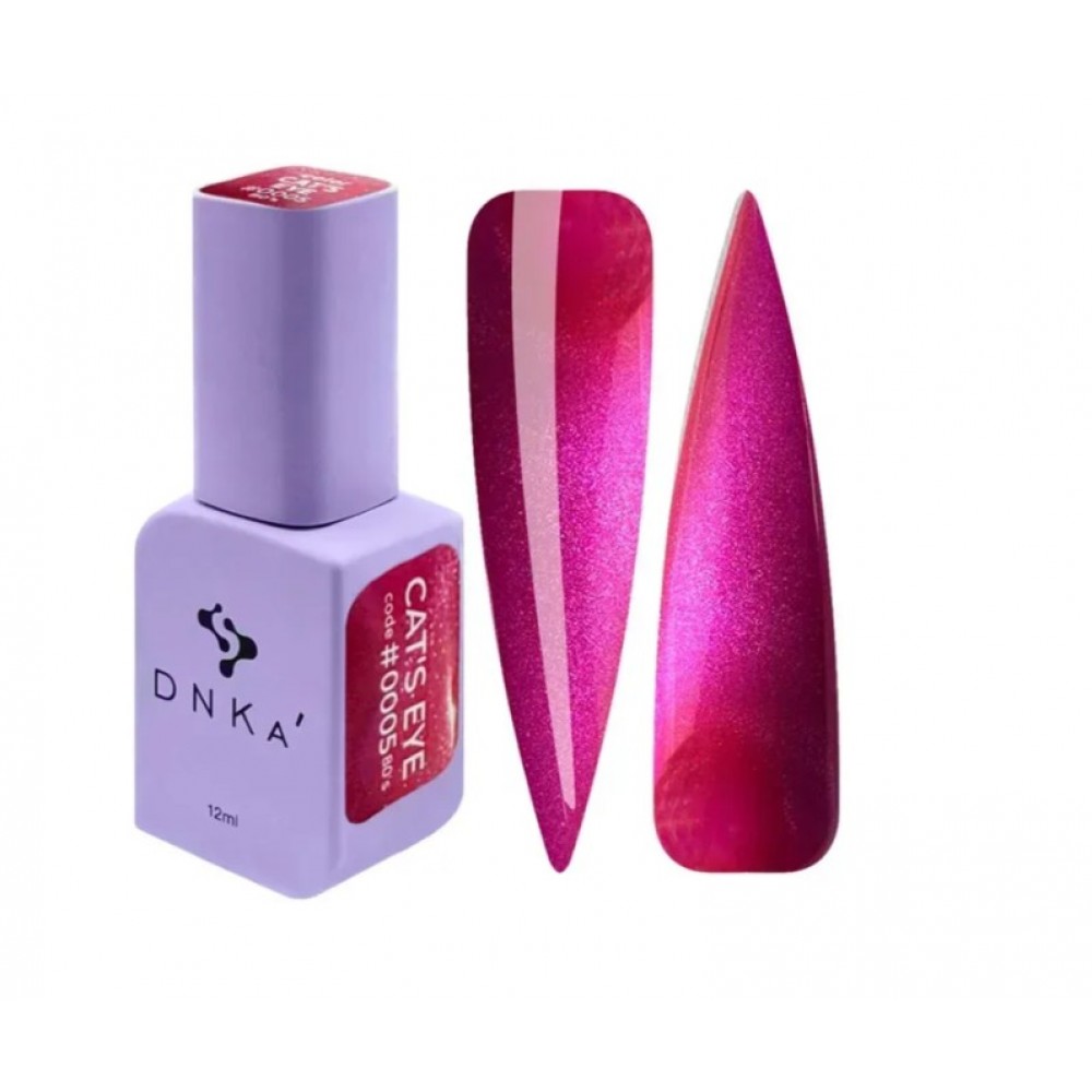 DNKa Color Gel Polish Cat Eye #0005 80`s, 12ml Hema Free