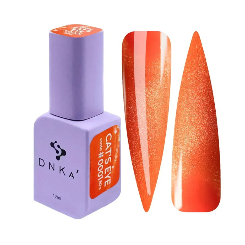 DNKa Color Gel Polish Cat Eye #0001 80`s , 12ml Hema Free