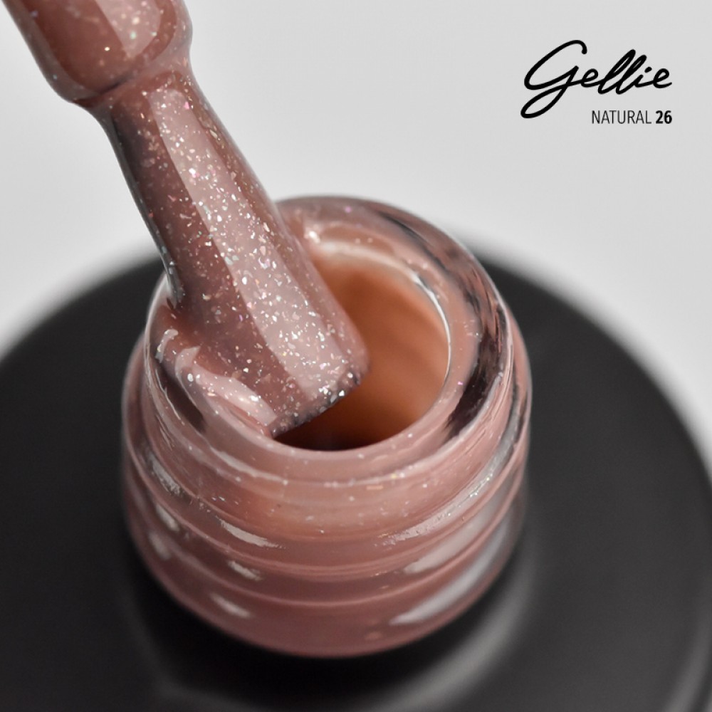 Gellie Ημιμόνιμο Βερνίκι Νυχιών Natural 26, 10ml Gellie Ημιμόνιμο Βερνίκι Νυχιών Natural 26, 10ml