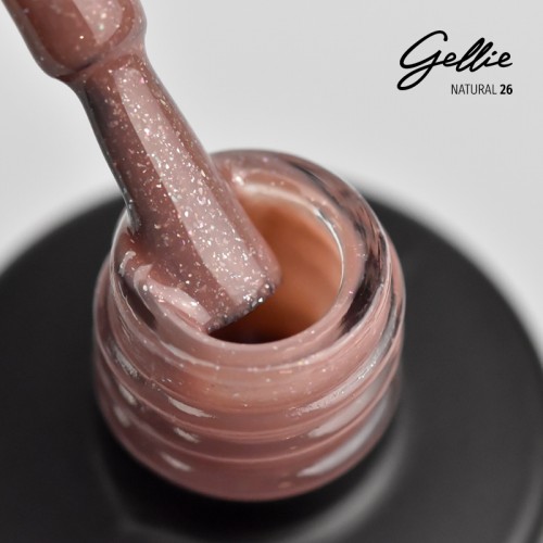 Gellie Ημιμόνιμο Βερνίκι Νυχιών Natural 26, 10ml