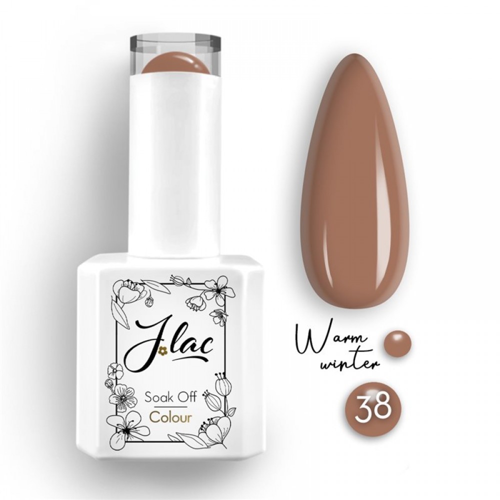 Jlac Ημιμόνιμο Βερνίκι Νυχιών Warm Winter 38, 15ml