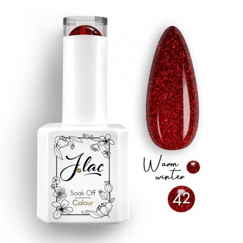 Jlac Ημιμόνιμο Βερνίκι Νυχιών Warm Winter 42, 15ml