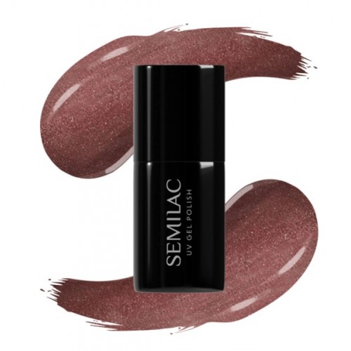 Semilac Ημιμόνιμο Βερνίκι Νυχιών 940 UV Gel Polish  Taupe Gloss, 7 ml