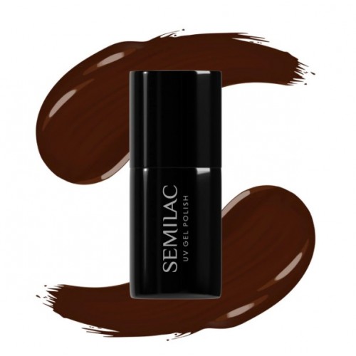 Semilac Ημιμόνιμο Βερνίκι Νυχιών 941  UV Gel Polish Hot Chocolate, 7 ml