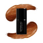Semilac Ημιμόνιμο Βερνίκι Νυχιών 944 UV Gel Polish Glazed Cinnamon, 7 ml